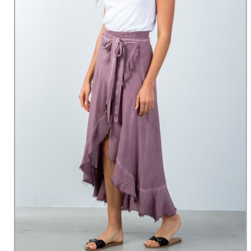 Bohemian Style Wrap Skirt
